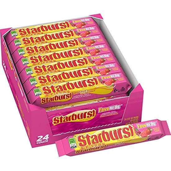 Starburst Fave Reds Fruit Chews, 3 Pound (Pack of 12) 7