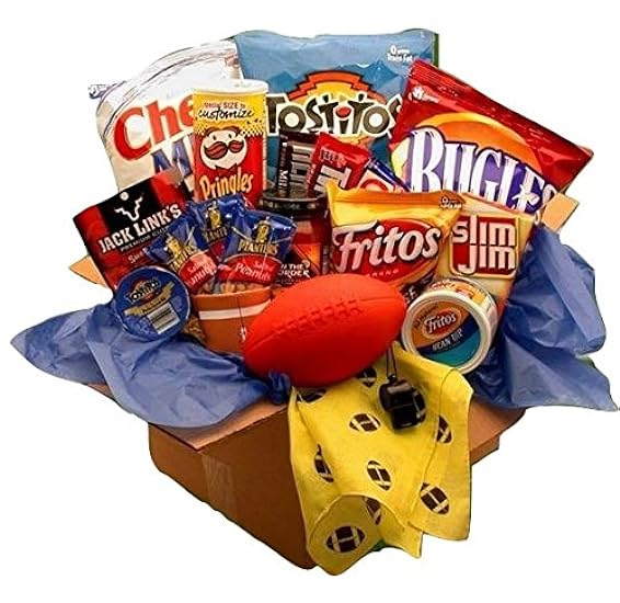 Football Fanatic Snack Gift Box - Touch Down Care Packa