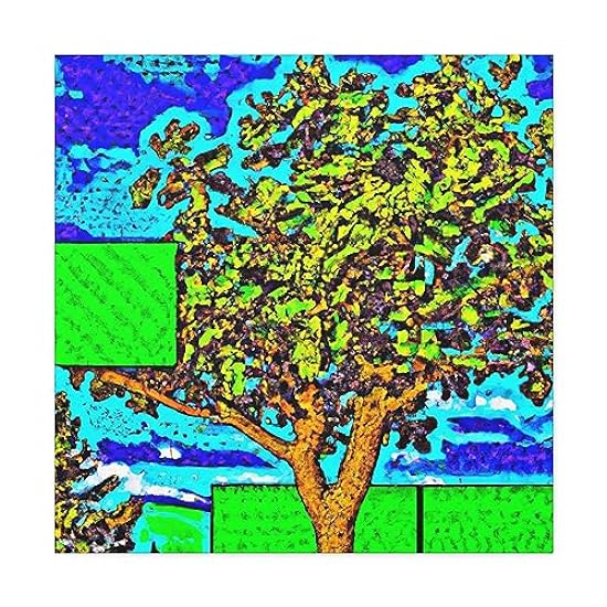 Oak Tree Pop Art. - Canvas 30″ x 30″ / Premium Gallery 