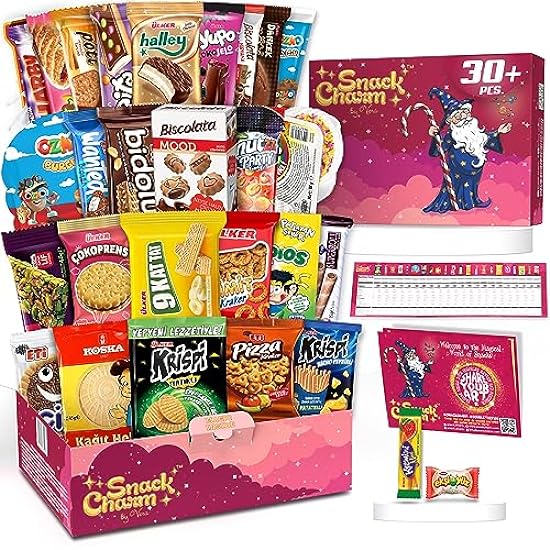 Exotic Snacks, Mega International Snack Box, Imported S