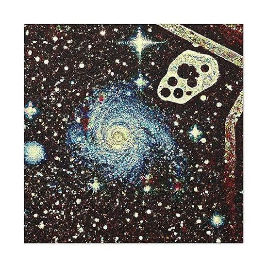 Cosmic Splendor Pointillism - Canvas 30″ x 30″ / Premiu