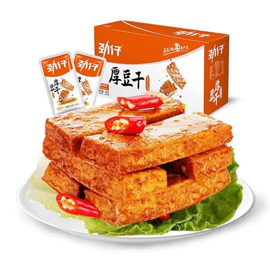 劲仔豆腐干 零食豆干 素食小吃 香辣味 20袋/盒 461747126