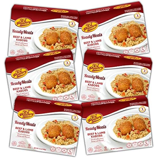 Kosher for Passover Gluten Free Food, Matzo Ball Chicken Soup + Beef Goulash (6 Pack - Variety) MRE Meat Meals Ready to Eat, Prepared Entree Fully Cooked, Shelf Stable Microwave Dinner, Travel 11960834