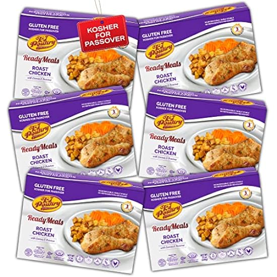 Kosher for Passover Gluten Free Food, Matzo Ball Chicken Soup + Beef Goulash (6 Pack - Variety) MRE Meat Meals Ready to Eat, Prepared Entree Fully Cooked, Shelf Stable Microwave Dinner, Travel 11960834