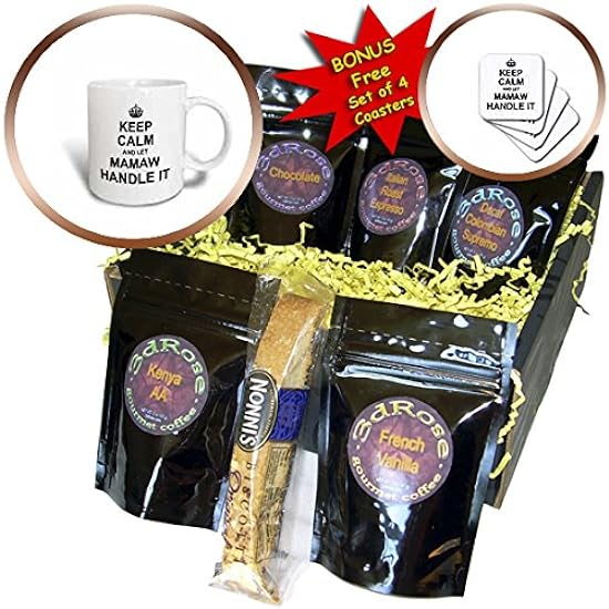 3dRose Keep Calm and let Mamaw Handle it - fun funny grandma... - Coffee Gift Baskets (cgb_233083_1) 214226361
