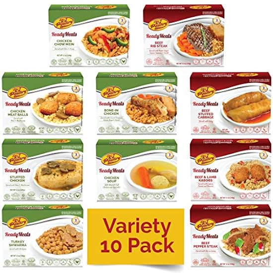 Kosher MRE Meat Meals Ready to Eat (10 Pack Variety - B