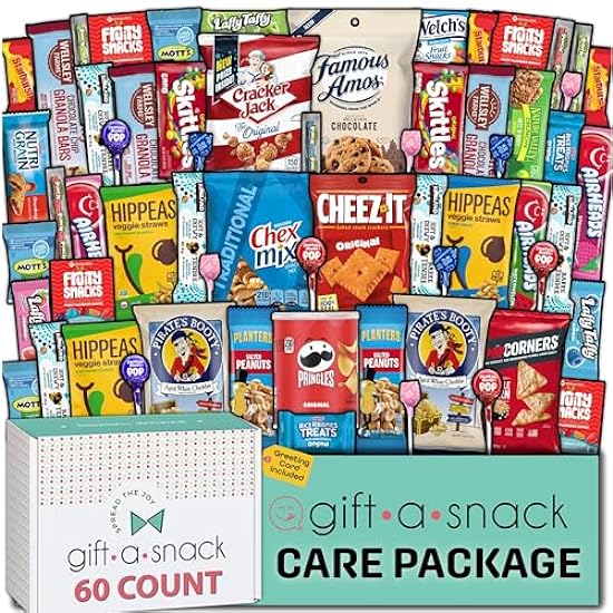 Gift A Snack - Snack Box Variety Pack Care Package + Gr