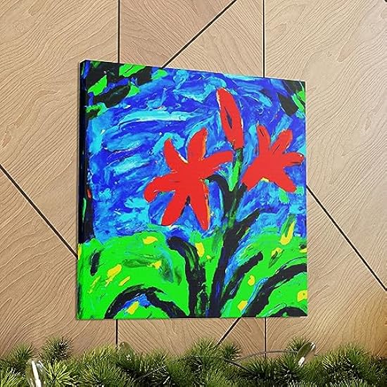 Lily in Expressionism - Canvas 30″ x 30″ / Premium Gallery Wraps (1.25″) 296927374