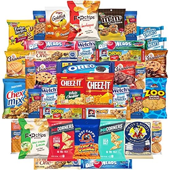 Chips, Cookies, Candy,Crackers Care Package Bulk Sample